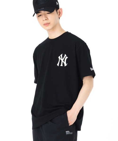 【韓国】ニューエラ■カモフラロゴTシャツ■送料込 ニューエラ 韓国企画 半袖Tシャツ MLBペイズリー(Tシャツ