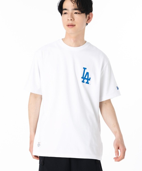 【韓国】ニューエラ■LA■半袖ロゴTシャツ■送料込 ニューエラ 韓国企画 半袖Tシャツ MLBペイズリー(Tシャツ