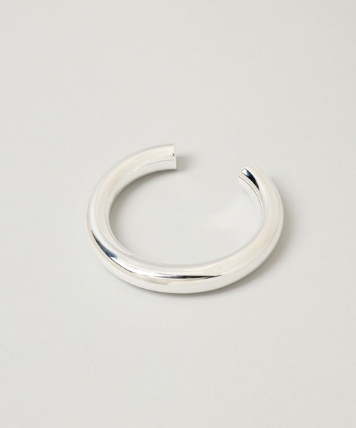 A part by（アパートバイ）の「ラウンドオープンバングル（バングル/リストバンド・レディース・シルバー/ゴールド・FREE）」の2枚目の写真