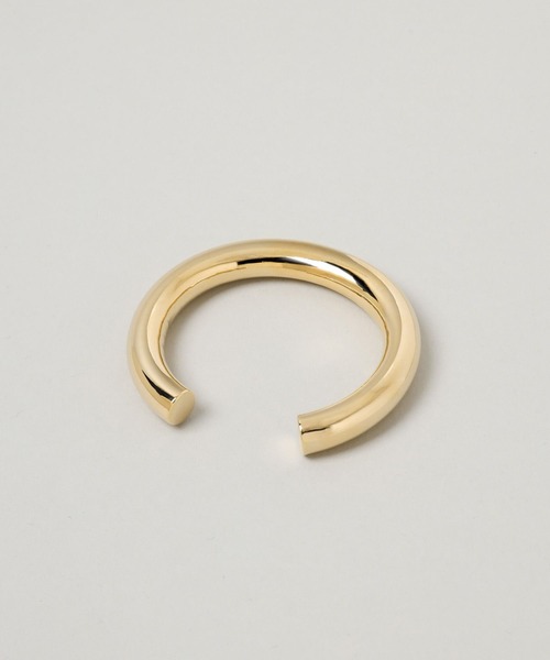 A part by（アパートバイ）の「ラウンドオープンバングル（バングル/リストバンド・レディース・シルバー/ゴールド・FREE）」の3枚目の写真