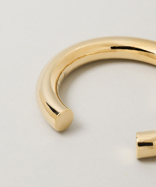 A part by（アパートバイ）の「ラウンドオープンバングル（バングル/リストバンド・レディース・シルバー/ゴールド・FREE）」の4枚目の写真