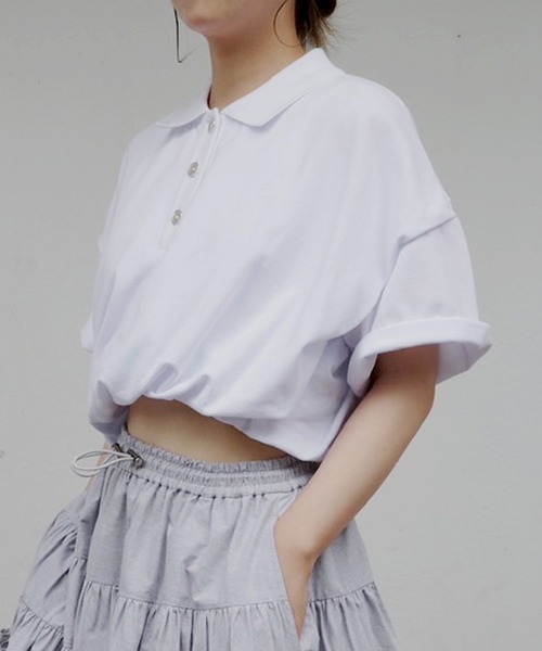 SORIN（ソリン ）の「Twisted Cropped Polo Shirt（ポロシャツ）」 - WEAR