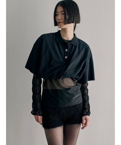 SORIN（ソリン ）の「Twisted Cropped Polo Shirt（ポロシャツ）」 - WEAR