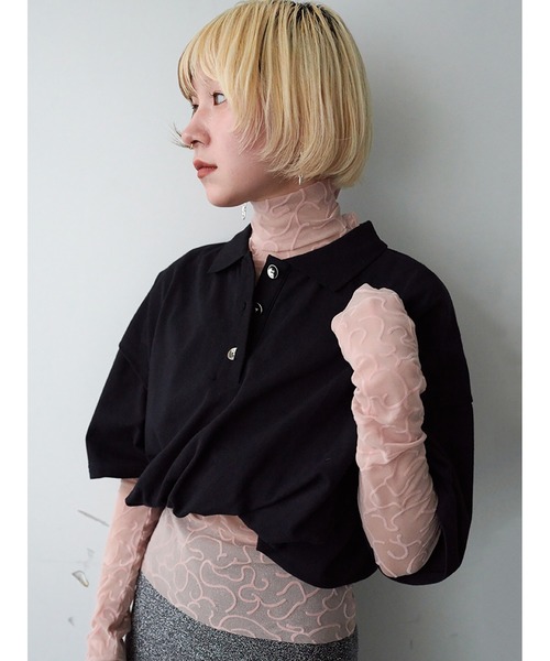 SORIN（ソリン ）の「Twisted Cropped Polo Shirt（ポロシャツ）」 - WEAR