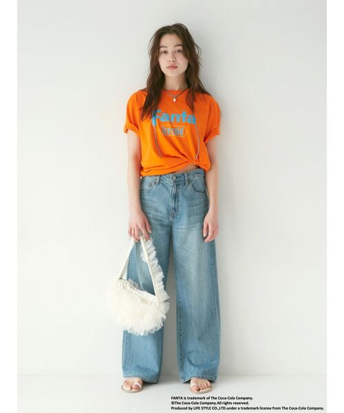 Ungrid（アングリッド）の「チュールコンビベロアショルダーバッグ（ショルダーバッグ・レディース・ブラック/アイボリー・FREE）」の12枚目の写真