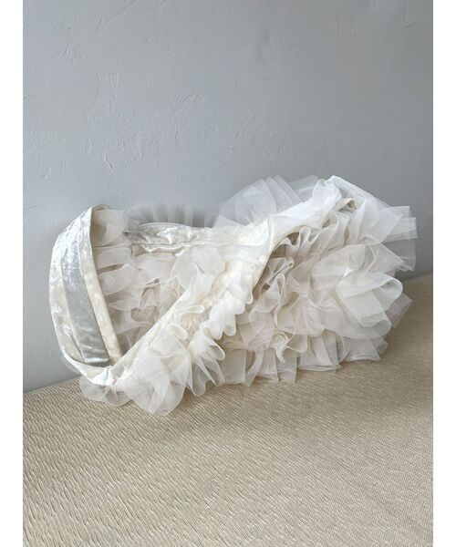 Ungrid（アングリッド）の「チュールコンビベロアショルダーバッグ（ショルダーバッグ・レディース・ブラック/アイボリー・FREE）」の20枚目の写真