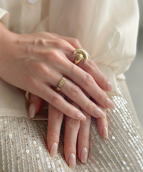 sowang（ソワン）の「ムーンモチーフ フォークリング-moon fork ring-（リング・レディース・シルバー/ゴールド・FREE）」の14枚目の写真