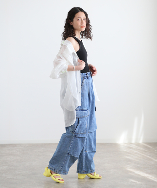 COMMRE（コムル）の「COMMRE アメスリタンク 03-02-4 OE030（タンクトップ・レディース・グレー/ピンク/レッド/グリーン/ブラウン/ホワイト/ブラック・FREE）」の18枚目の写真
