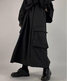 .KOM | 『.KOM/ドットケーオーエム』袴ワイドパンツ【Y】【CN】(カーゴパンツ)