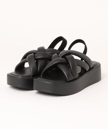ABC-MART | ABC SELECT エービーシーセレクト PL PUFF SND 4 プラットパフサンダル 4 W2044 BLACK(サンダル)