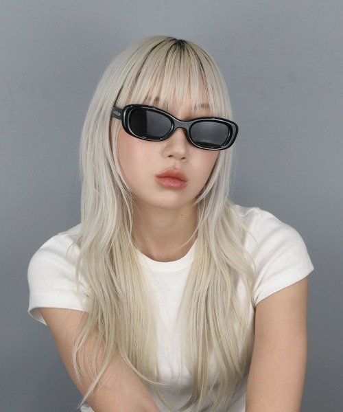 美品 SANSeLF サングラス ライトベージュ EVANS Sand Beige Gray Lens sunglasses 《エバンス サンド
