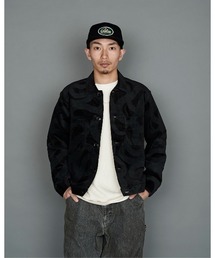 CALEE | ALLOVER SNAKE PATTERN VELVETEEN JACKET(その他アウター)