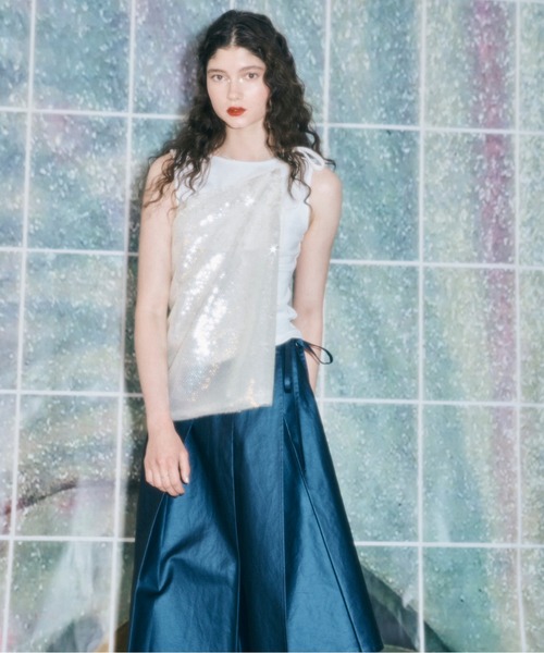 muguet spangle mini skirt スパンコール　ミニスカート スカート スパンコールミニスカート : ZOZOTOWN Yahoo!店 - 通販