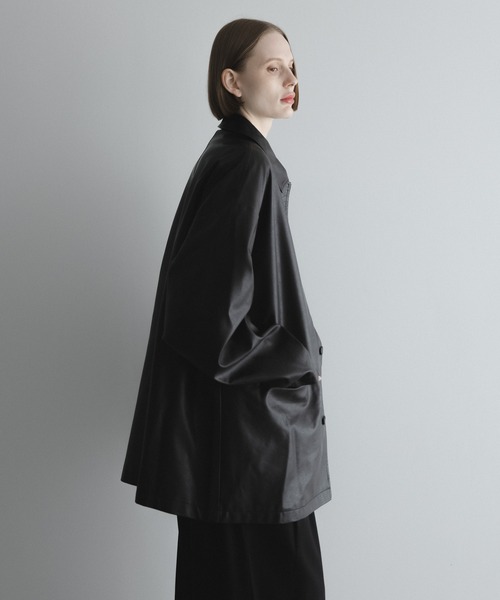 ジャケット・アウター remer loose balcollar over coat remer（リメール）の「loose balcollar over coat / ルーズバル