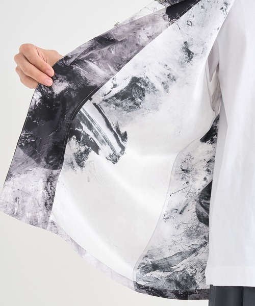 TAAKK（ターク）の「【TAAKK/ターク】別注シルクドローイングショートスリーブシャツ（シャツ/ブラウス・メンズ・ホワイト/ブラック・1/2/3）」の17枚目の写真