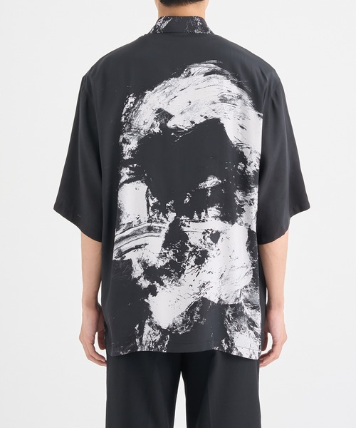 TAAKK（ターク）の「【TAAKK/ターク】別注シルクドローイングショートスリーブシャツ（シャツ/ブラウス・メンズ・ホワイト/ブラック・1/2/3）」の22枚目の写真