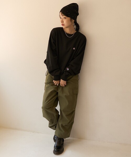 FREAK'S STORE（フリークスストア）の「スパンコールビーニー（ニットキャップ/ビーニー・レディース・サックスブルー/ブラック/オフホワイト・ONE SIZE）」の8枚目の写真