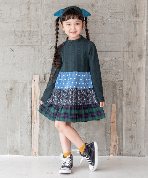 RAGMART（ラグマート）の「ヘアバンド・ワンピースセット（ワンピース・キッズ・ネイビー/イエロー・80ｃｍ/90cm/95cm）」の5枚目の写真