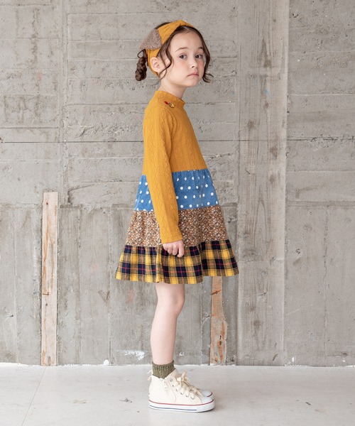 RAGMART（ラグマート）の「ヘアバンド・ワンピースセット（ワンピース・キッズ・ネイビー/イエロー・80ｃｍ/90cm/95cm）」の10枚目の写真