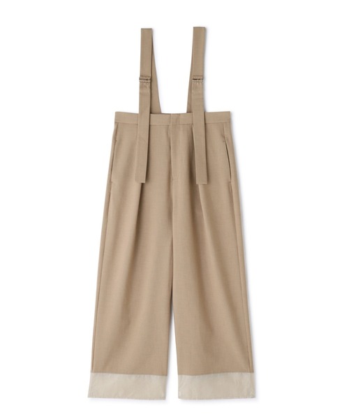 CHIGNON シニヨン シアーヘムサロペット CHIGNON（シニヨン）の「(CHIGNON)シアーヘムサロペットパンツ
