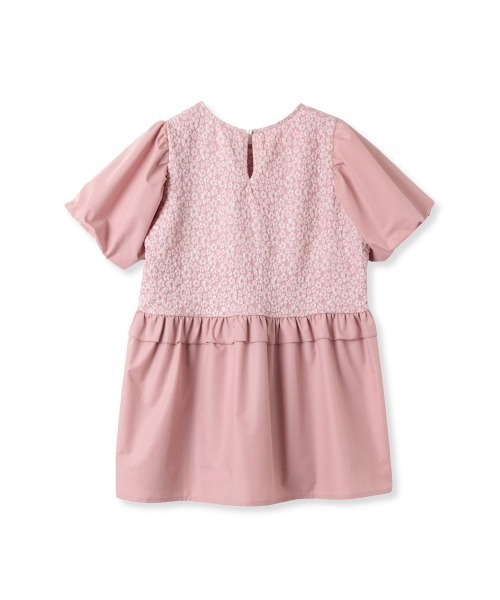 QUEENS COURT（クイーンズコート）の「フラワー刺繍ドッキングチュニック≪手洗い可能≫（チュニック・レディース・ピンク/ブラック/ホワイト・M）」の22枚目の写真