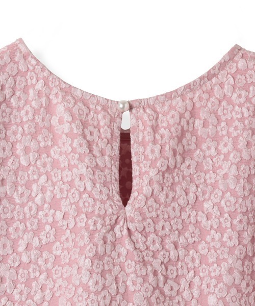 QUEENS COURT（クイーンズコート）の「フラワー刺繍ドッキングチュニック≪手洗い可能≫（チュニック・レディース・ピンク/ブラック/ホワイト・M）」の13枚目の写真