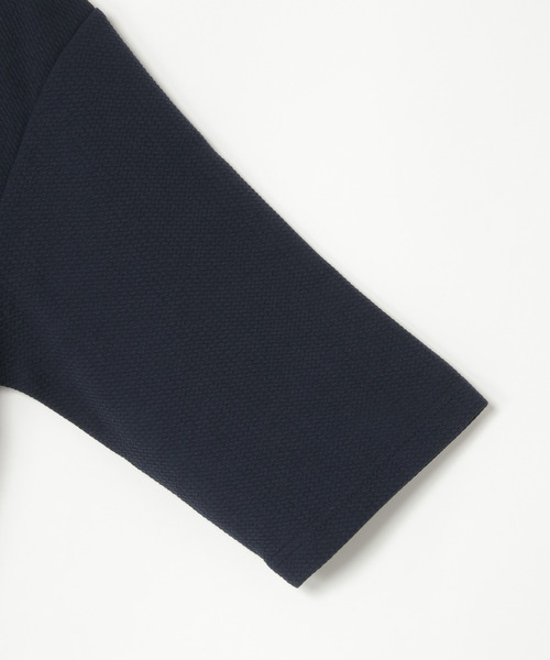 ikka(イッカ)の「【吸水速乾】キーネックレイヤード7分袖Tシャツ(Tシャツ/カットソー・メンズ・ホワイト/グリーン/ネイビー/ベージュ・M/L/XL/S)」の18枚目の写真