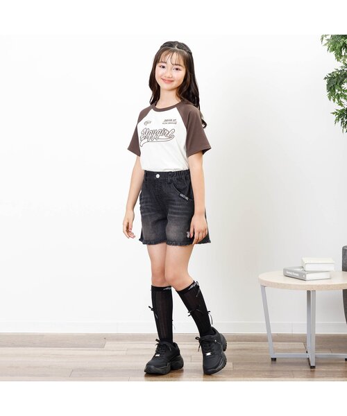 algy(アルジー)の「クラッシュショーパン(その他パンツ・キッズ・ブラック/サックスブルー/オフホワイト/ネイビー・SMALL/MEDIUM/X-SMALL/XX-SMALL)」の5枚目の写真