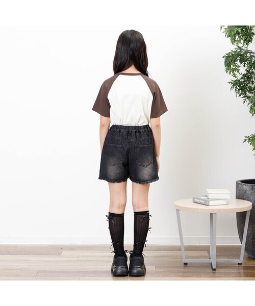 algy(アルジー)の「クラッシュショーパン(その他パンツ・キッズ・ブラック/サックスブルー/オフホワイト/ネイビー・SMALL/MEDIUM/X-SMALL/XX-SMALL)」の12枚目の写真