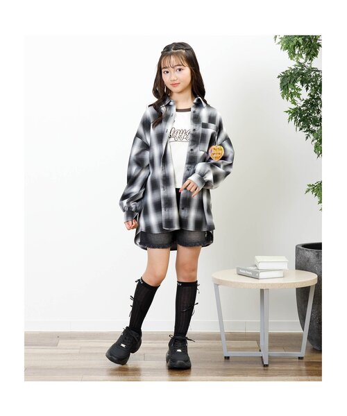 algy(アルジー)の「クラッシュショーパン(その他パンツ・キッズ・ブラック/サックスブルー/オフホワイト/ネイビー・SMALL/MEDIUM/X-SMALL/XX-SMALL)」の11枚目の写真