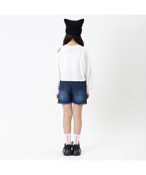algy(アルジー)の「クラッシュショーパン(その他パンツ・キッズ・ブラック/サックスブルー/オフホワイト/ネイビー・SMALL/MEDIUM/X-SMALL/XX-SMALL)」の9枚目の写真