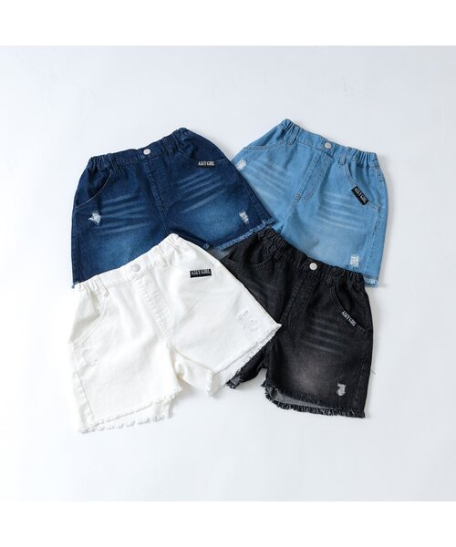 algy(アルジー)の「クラッシュショーパン(その他パンツ・キッズ・ブラック/サックスブルー/オフホワイト/ネイビー・SMALL/MEDIUM/X-SMALL/XX-SMALL)」の8枚目の写真