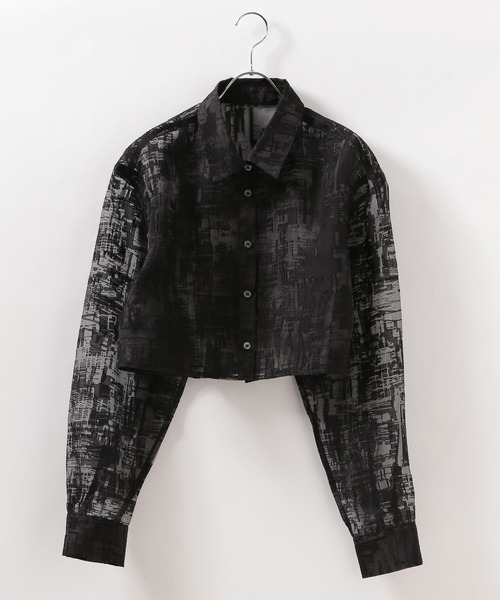 PAGEBOY（ページボーイ）の「ガラシアーショートロングスリーブシャツ（シャツ/ブラウス・レディース・オフホワイト/ブラック・FREE）」の20枚目の写真