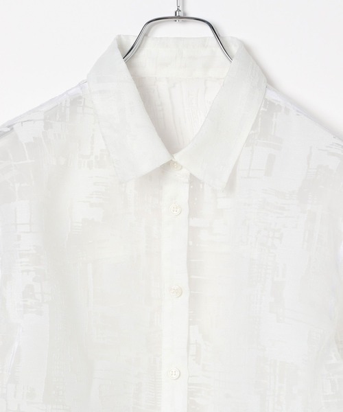 PAGEBOY（ページボーイ）の「ガラシアーショートロングスリーブシャツ（シャツ/ブラウス・レディース・オフホワイト/ブラック・FREE）」の18枚目の写真