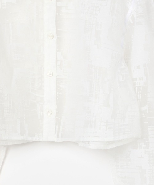 PAGEBOY（ページボーイ）の「ガラシアーショートロングスリーブシャツ（シャツ/ブラウス・レディース・オフホワイト/ブラック・FREE）」の15枚目の写真