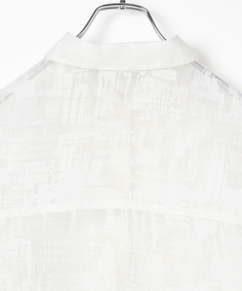 PAGEBOY（ページボーイ）の「ガラシアーショートロングスリーブシャツ（シャツ/ブラウス・レディース・オフホワイト/ブラック・FREE）」の14枚目の写真