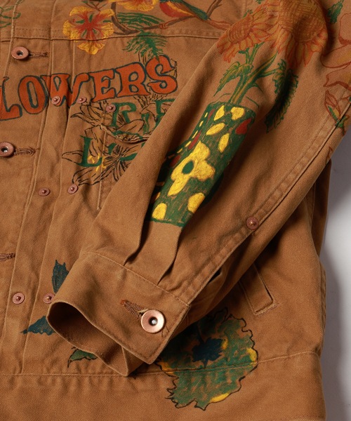 amok（アモク）の「HAND-PAINT WORK JACKET（デニムジャケット）」 - WEAR