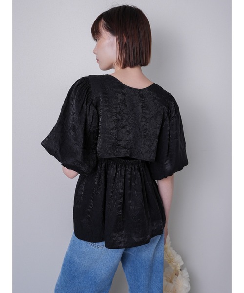LADYMADE(レディメイド)の「メタリックリボンボレロ×キャミセット(カーディガン/ボレロ・レディース・カーキ/ブラック/パープル・FREE)」の9枚目の写真