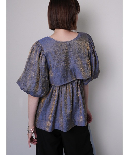 LADYMADE(レディメイド)の「メタリックリボンボレロ×キャミセット(カーディガン/ボレロ・レディース・カーキ/ブラック/パープル・FREE)」の15枚目の写真