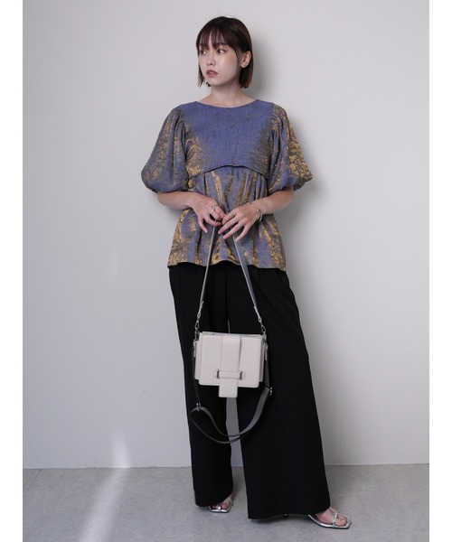 LADYMADE(レディメイド)の「メタリックリボンボレロ×キャミセット(カーディガン/ボレロ・レディース・カーキ/ブラック/パープル・FREE)」の21枚目の写真