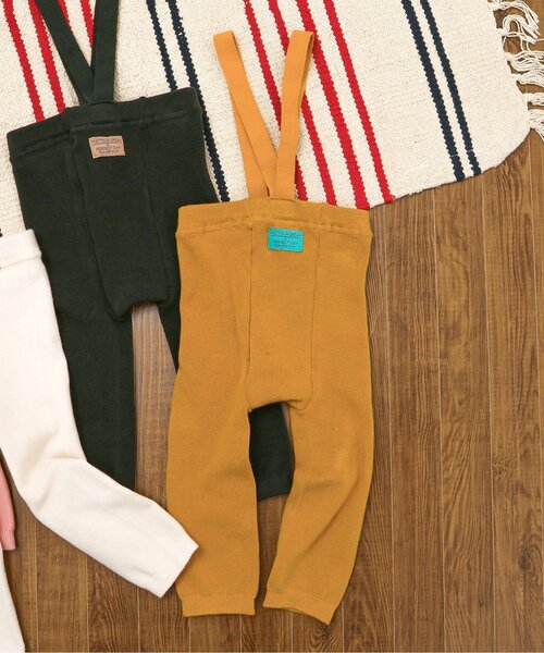 BREEZE(ブリーズ)の「サス付きベビーレギンス(その他ベビーウェア・キッズ・アイボリー/ピンク/チャコール/イエロー・80)」の4枚目の写真