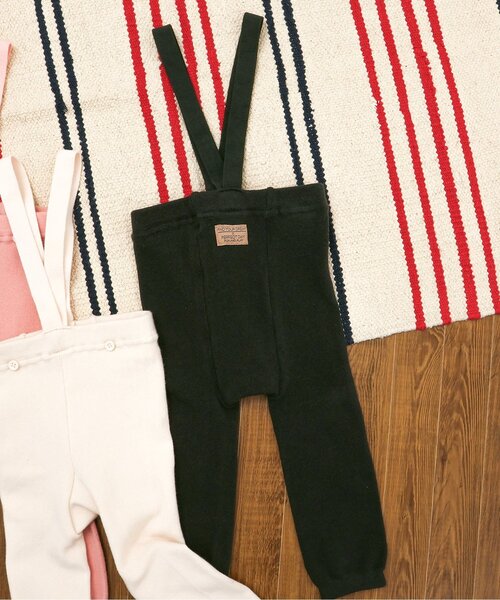 BREEZE(ブリーズ)の「サス付きベビーレギンス(その他ベビーウェア・キッズ・アイボリー/ピンク/チャコール/イエロー・80)」の3枚目の写真