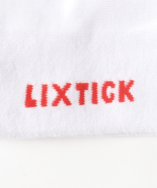 LIXTICK(リックスティック)の「LIXTICK/リックスティック DRIP SOCKS 3PACK 2ND(ソックス/靴下・メンズ・ホワイト・FREE)」の4枚目の写真