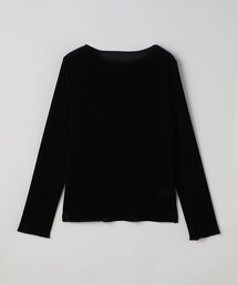 シアーベロアロングスリーブTシャツ