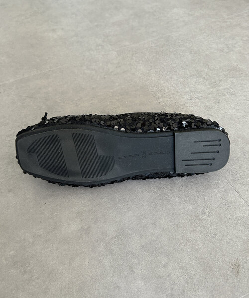 Thevon（ゼボン）の「スパンコールバレエシューズ（パンプス・レディース・ブラック/シルバー・M/L）」の11枚目の写真