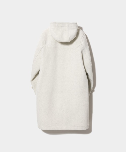 beautiful people（ビューティフルピープル）の「pile melton         duffel coat（ダッフルコート・レディース・アイボリー/チャコールグレー・36/38）」の3枚目の写真