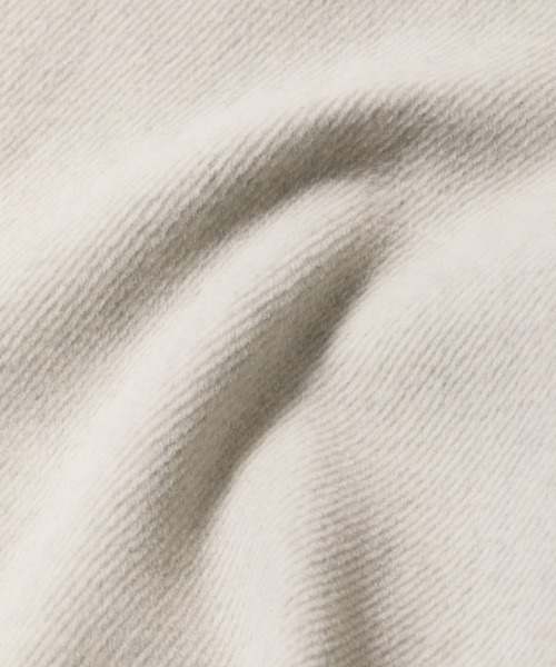 beautiful people（ビューティフルピープル）の「pile melton         duffel coat（ダッフルコート・レディース・アイボリー/チャコールグレー・36/38）」の6枚目の写真