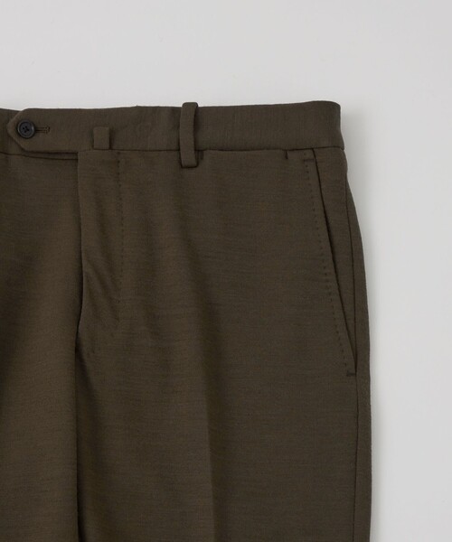 UNITED ARROWS（ユナイテッドアローズ）の「ジャージ ノープリーツ テーパード スラックス COMFORT EASY-MODEL（スーツパンツ・メンズ・オリーブ/ネイビー・46/48/50/52/44）」の14枚目の写真