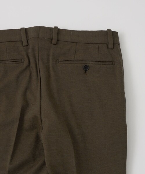 UNITED ARROWS（ユナイテッドアローズ）の「ジャージ ノープリーツ テーパード スラックス COMFORT EASY-MODEL（スーツパンツ・メンズ・オリーブ/ネイビー・46/48/50/52/44）」の15枚目の写真