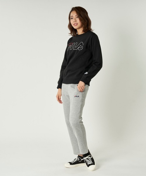 FILA(フィラ)の「裏起毛 スウエットパンツ(スウェットパンツ・レディース・ネイビー/ブラック/杢グレー・X-LARGE/MEDIUM/LARGE)」の16枚目の写真